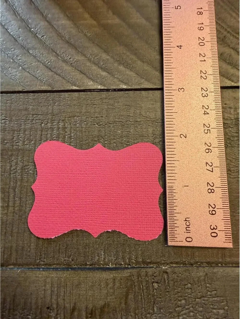 The Paper Studio ornate bracket label shape punch